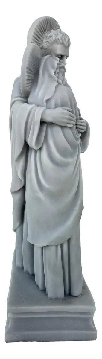 Imagem Sagrada Família Tradicional Em Mármore 27cm