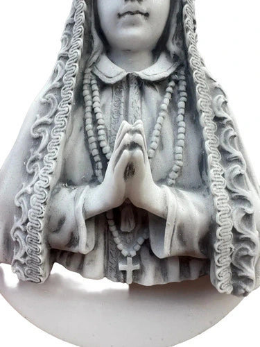 Imagem Busto Parede N.S Aparecida 18cm Mármore Premium