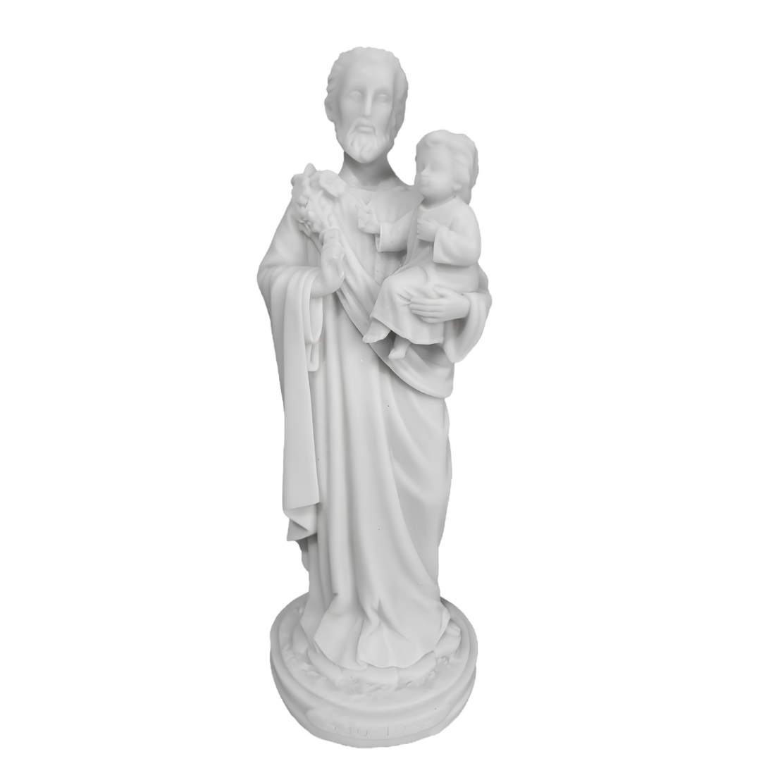 Imagem Estátua São José 30 cm Mármore Maciço