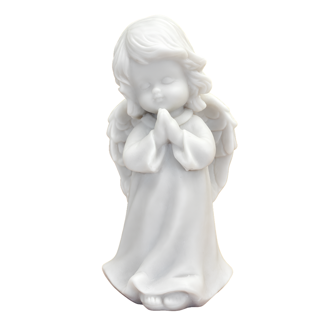 Kit Anjinho Infantil Mármore 10cm Luxo Decoração