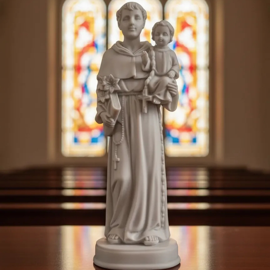 Imagem Santo Antônio De Mármore 20cm