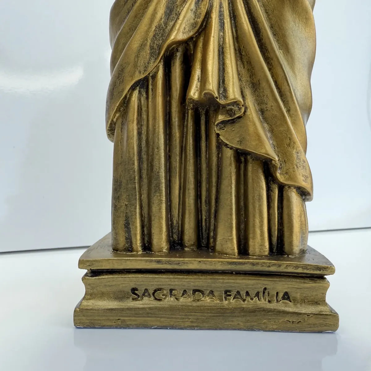 Imagem Sagrada Família 27cm Tradiconal Ouro Velho