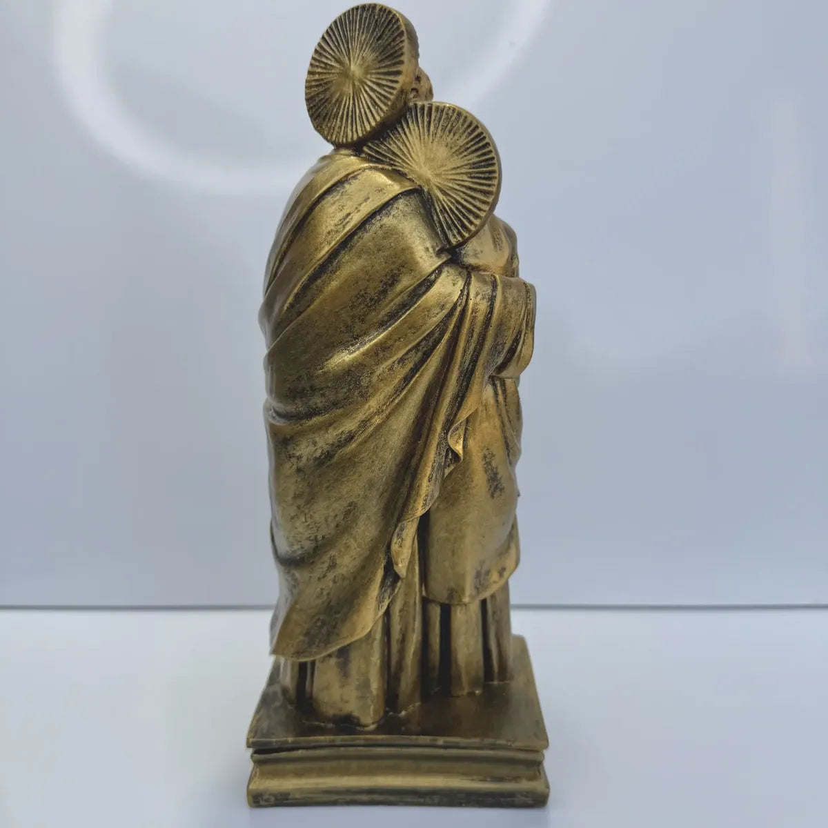 Imagem Sagrada Família 27cm Tradiconal Ouro Velho
