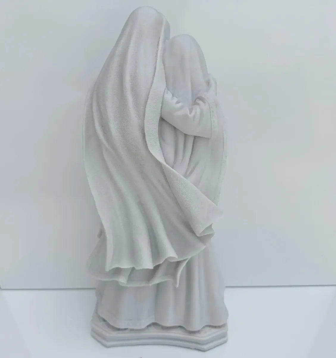 Estátua Sagrada Família Ternura 40cm Mármore Premium Luxo