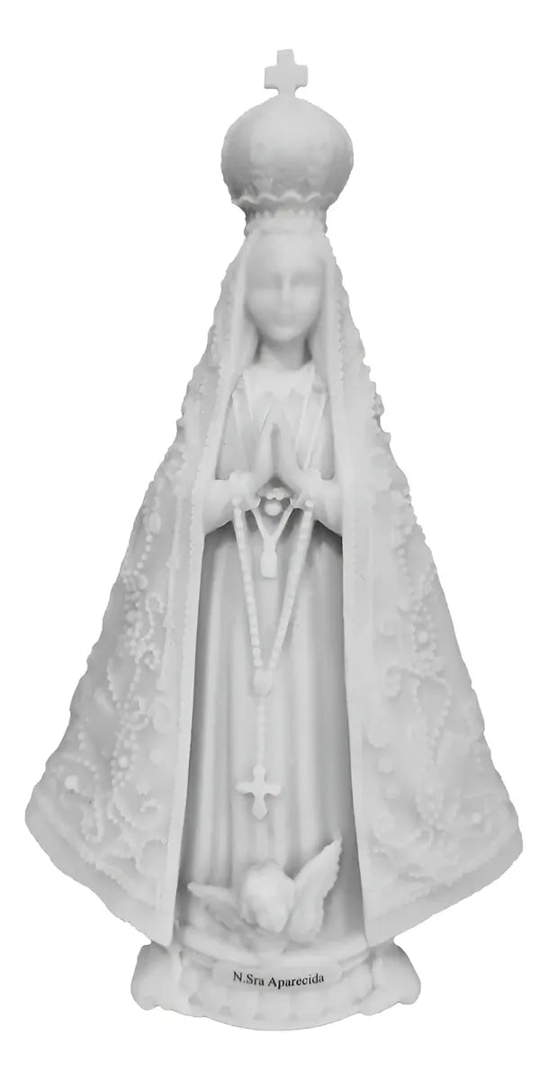 Imagem Nossa Senhora Aparecida Estilo Italiano 22cm Mármore