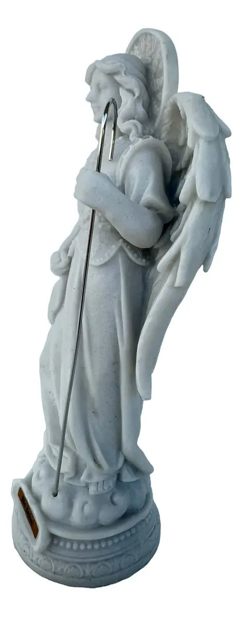 Estátua São Rafael Arcanjo 20cm Mármore Maciço