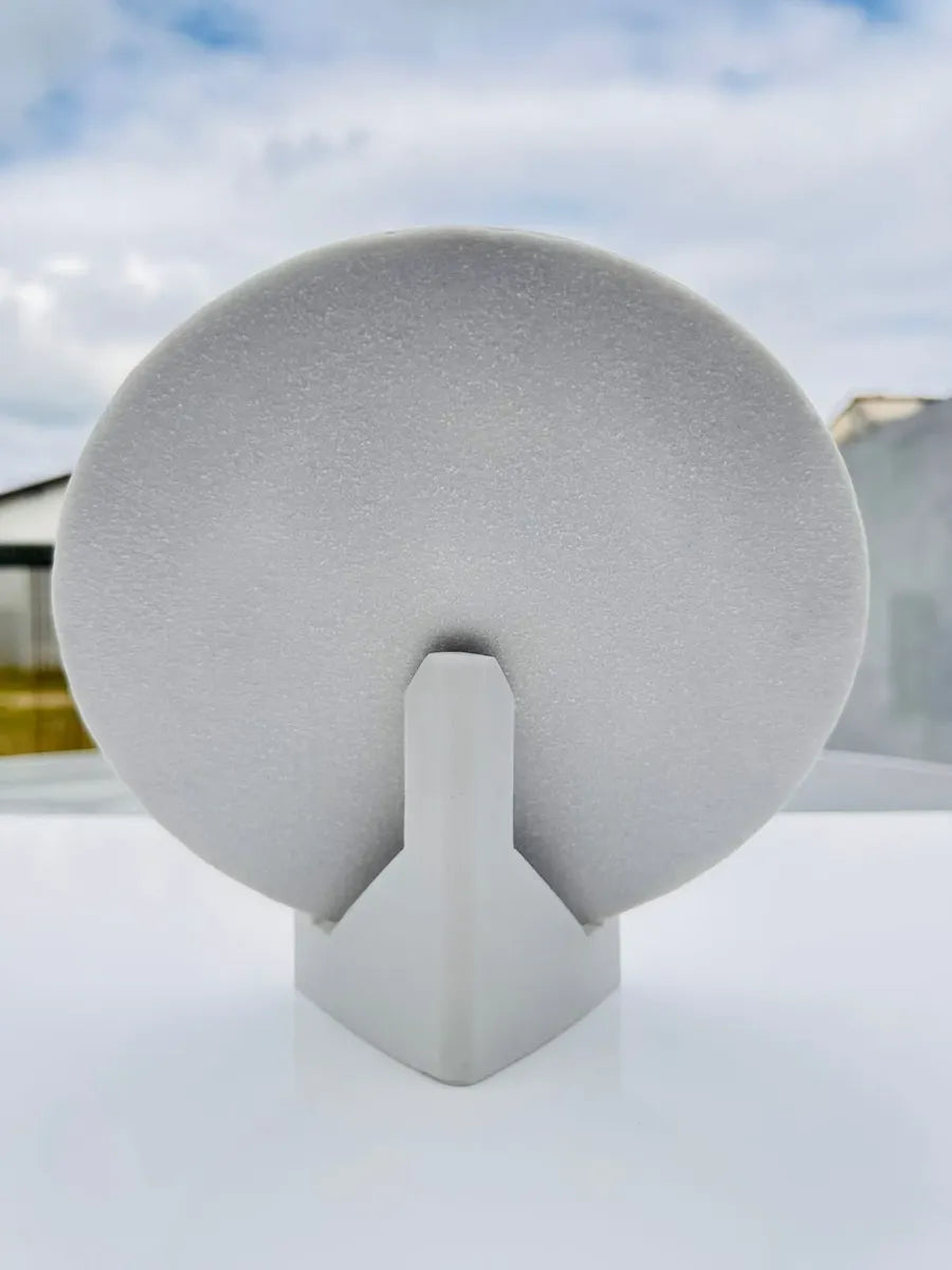 Medalha Sagrada Familia Alto Relevo 21cm Mármore C/ Base