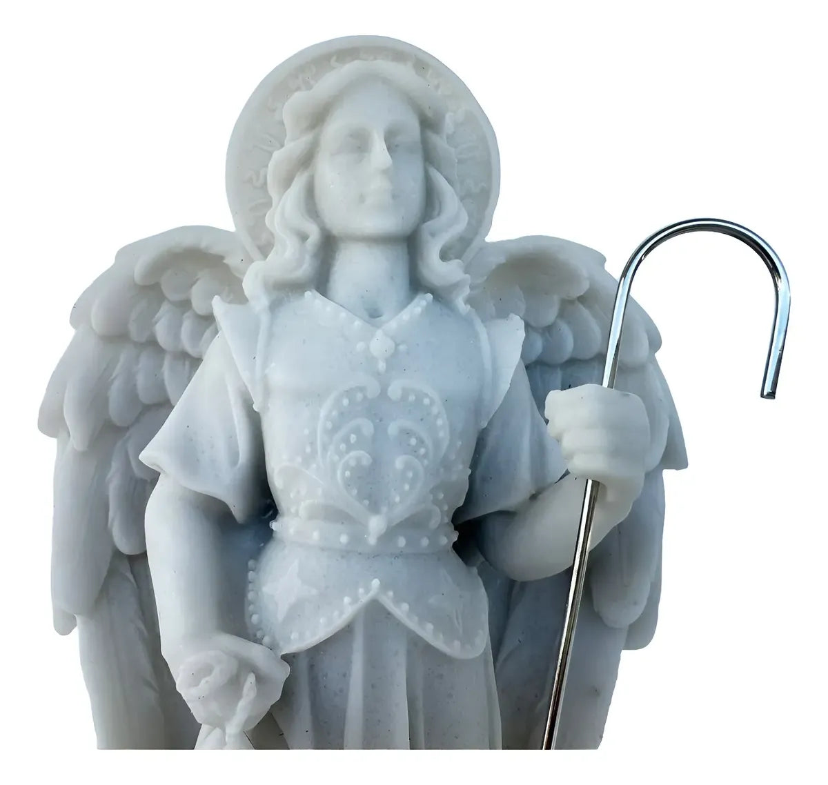 Estátua São Rafael Arcanjo 20cm Mármore Maciço