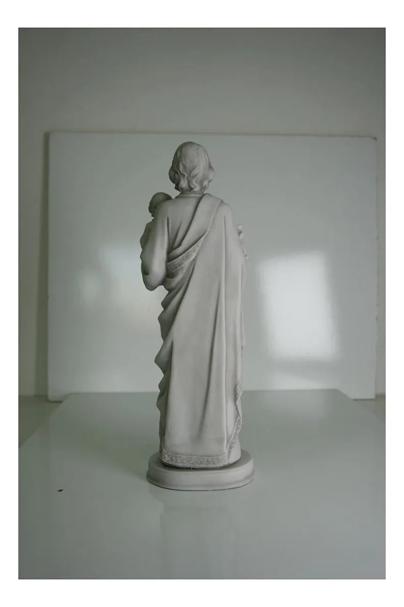 Estátua São José 30cm Mármore Sombreado