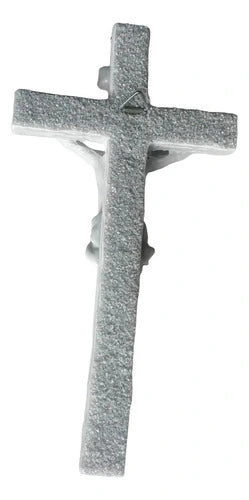 Crucifixo De Parede Mármore Maçico Premium 22 Cm